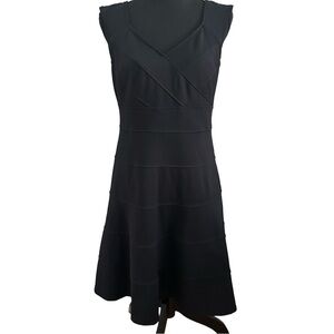 Elegant WHBM Black Sleeveless Dress. Size 8